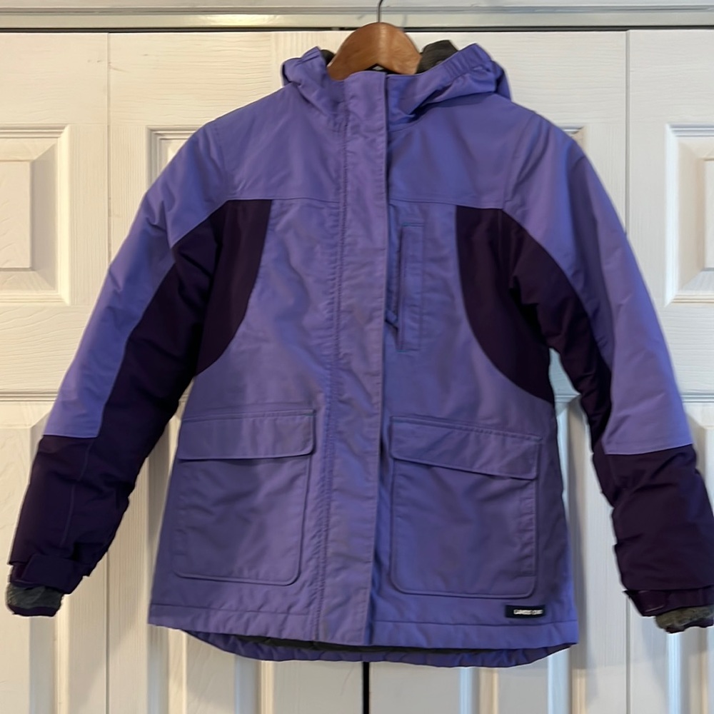 Lands' End M Size 10-12 Hooded Winter Coat